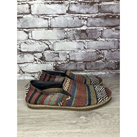 PATARA Chiang Mai Seeker MultiColor Fabric Slip On Loafers Sneakers Men 41EU/8M